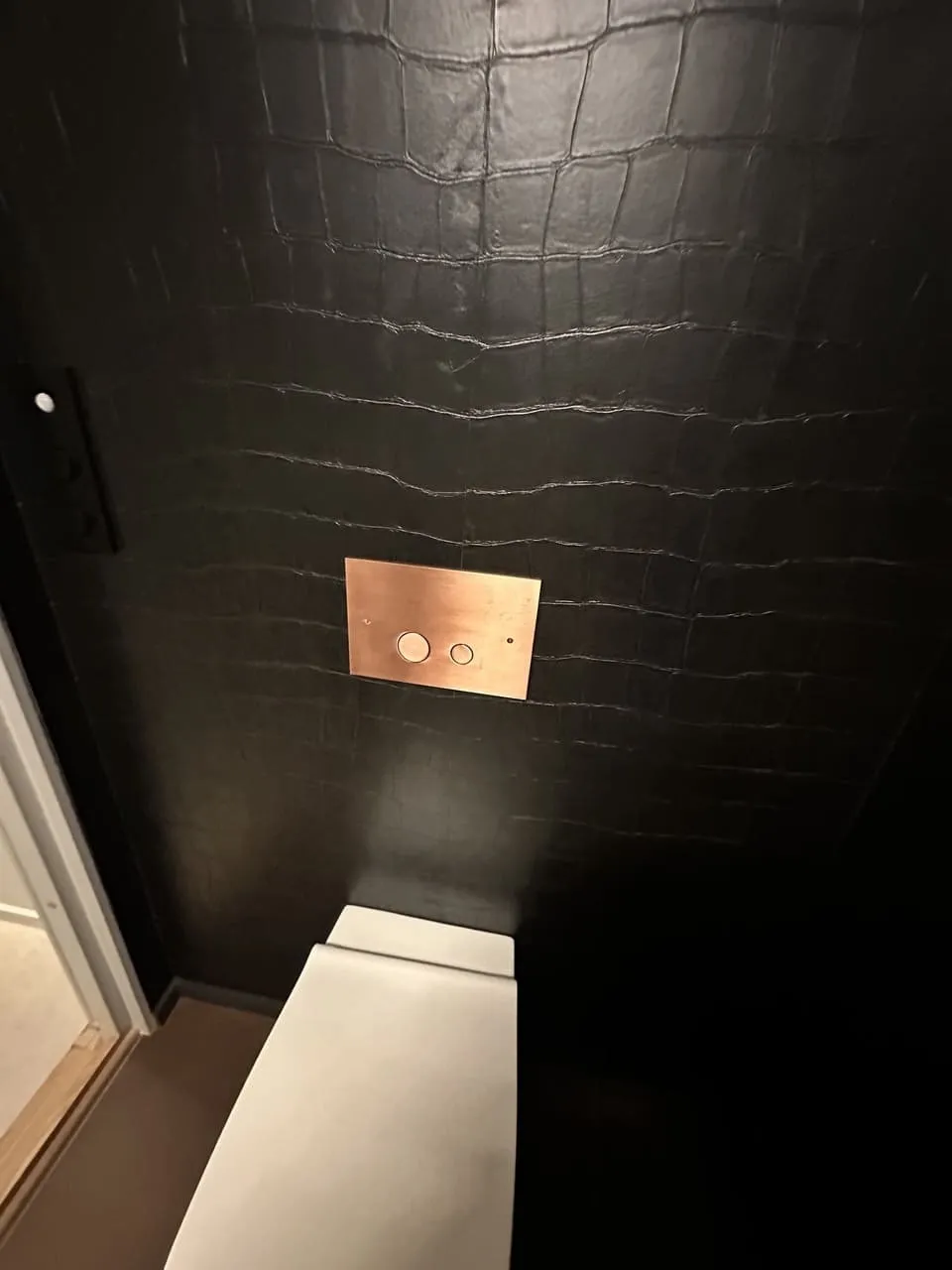 WC — krokodilletapet